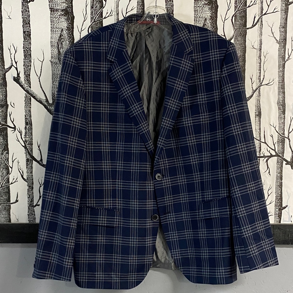 Hugo Plaid Men's Blazer